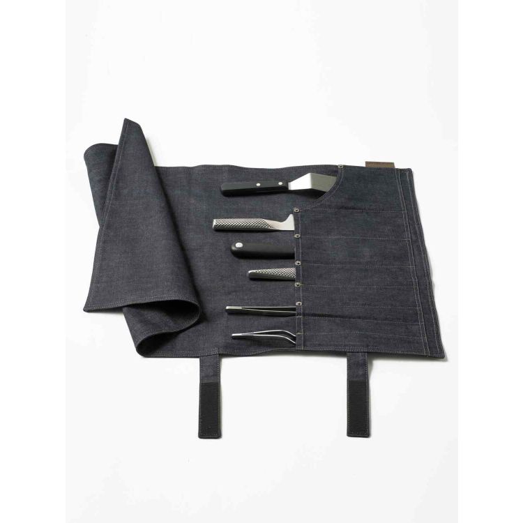 Zubehör Knife Roll Blue Denim