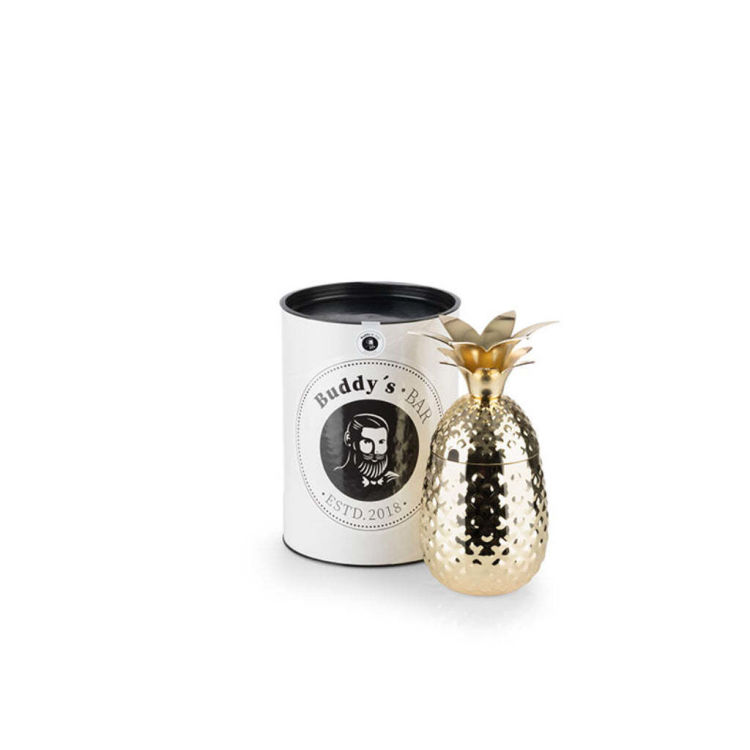 Ananas Cocktalbecher, Edelstahl