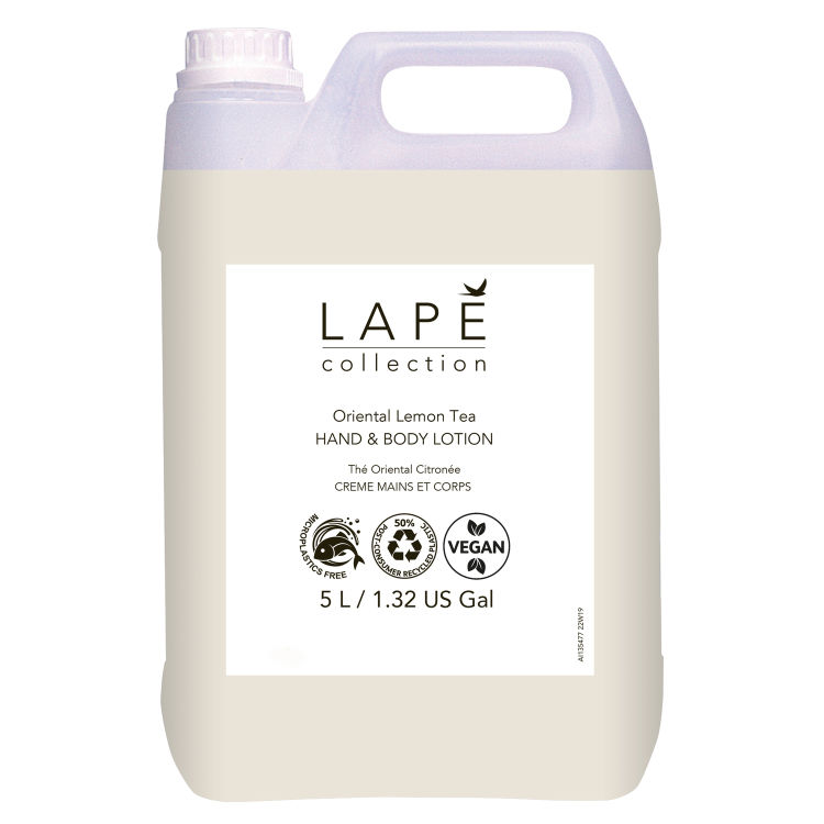 LAPE Collection Oriental Lemon Tea Hand- und Bodylotion, Hochwertige Hand- und Bodylotion, mit orientalischem Duft, für offene Spender oder 300 ml Pumpflaschen