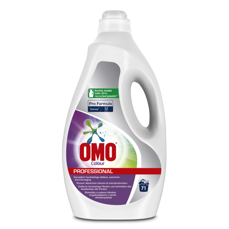 Omo Professional Colour flüssig, Universelles Flüssigwaschmittel für Buntwäsche