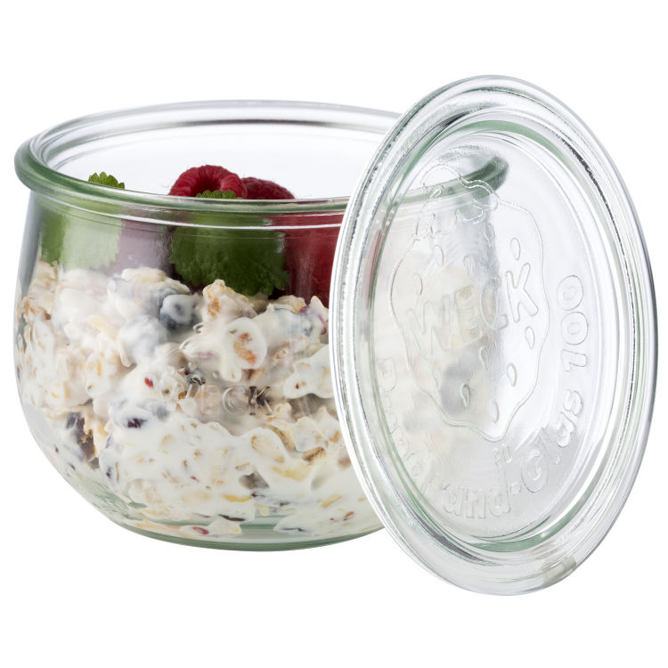 Weck-Glas Tulpenform mit Deckel 6er Set