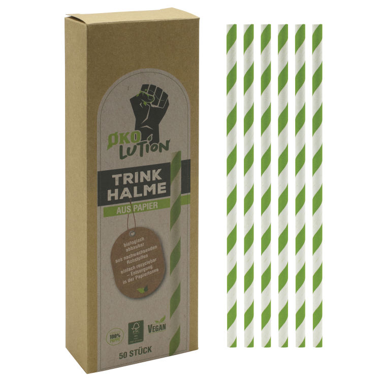 Papier-Trinkhalme