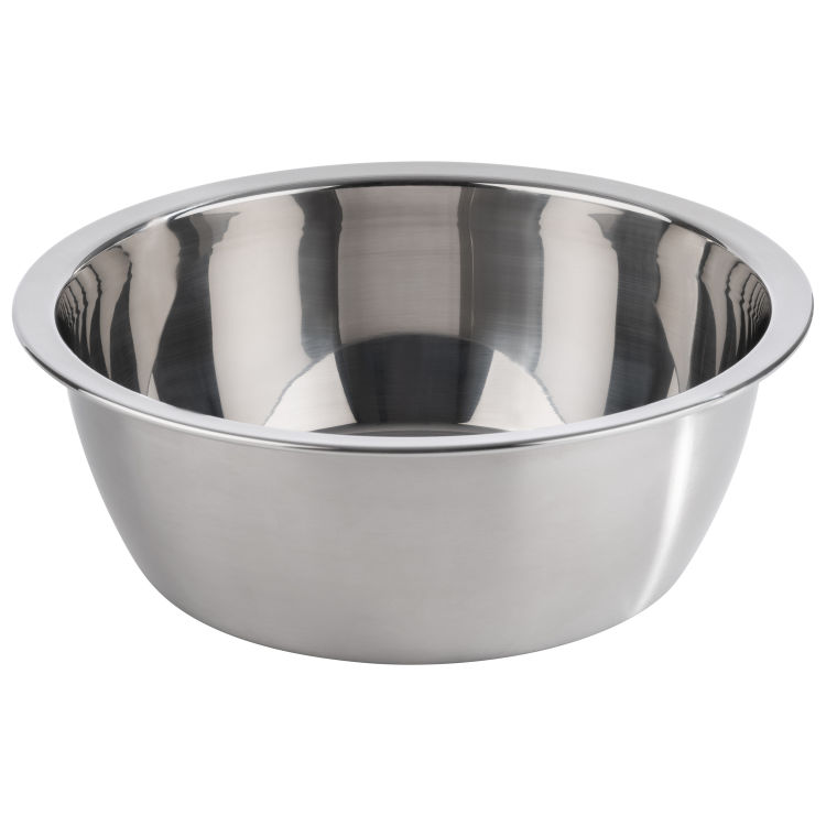 Schale Ø 26 cm, H: 9 cm 18/8 Edelstahl 3 Liter (Einsatz zu 85250)