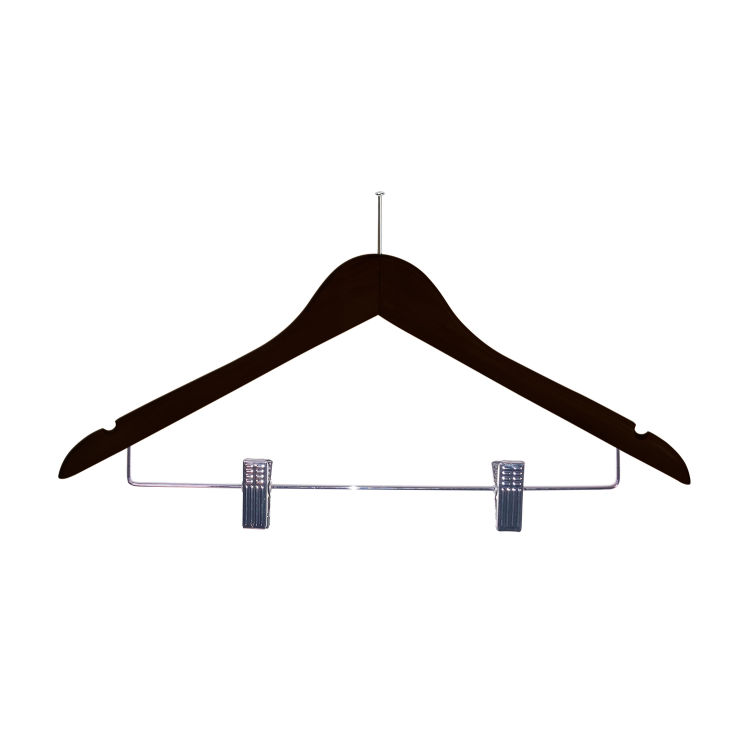 Burlington Kleiderbügel mit Klammersteg & Diebstahlsicherung