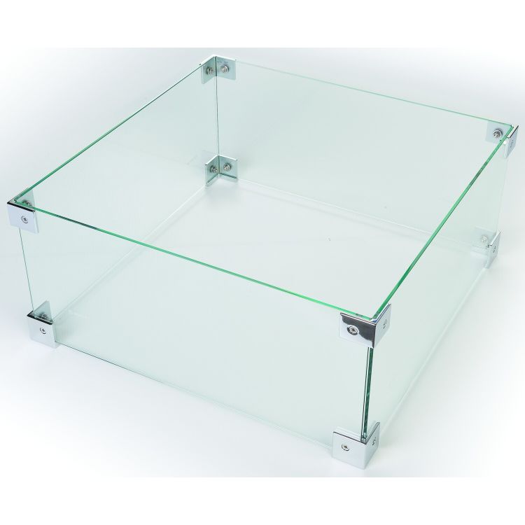 Glasschirm für Einbaumodell