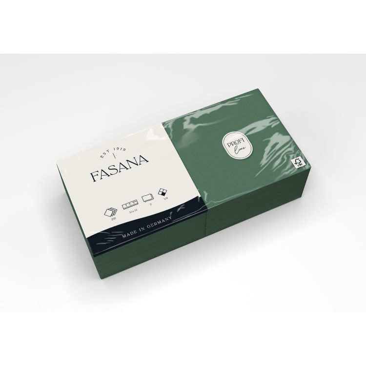 Zelltuchservietten, 2-lagig, 1/4 Falzung