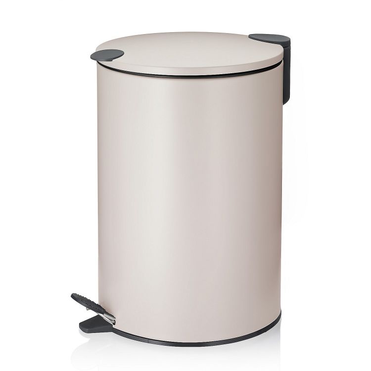 Treteimer Mats Metall Sil. Close