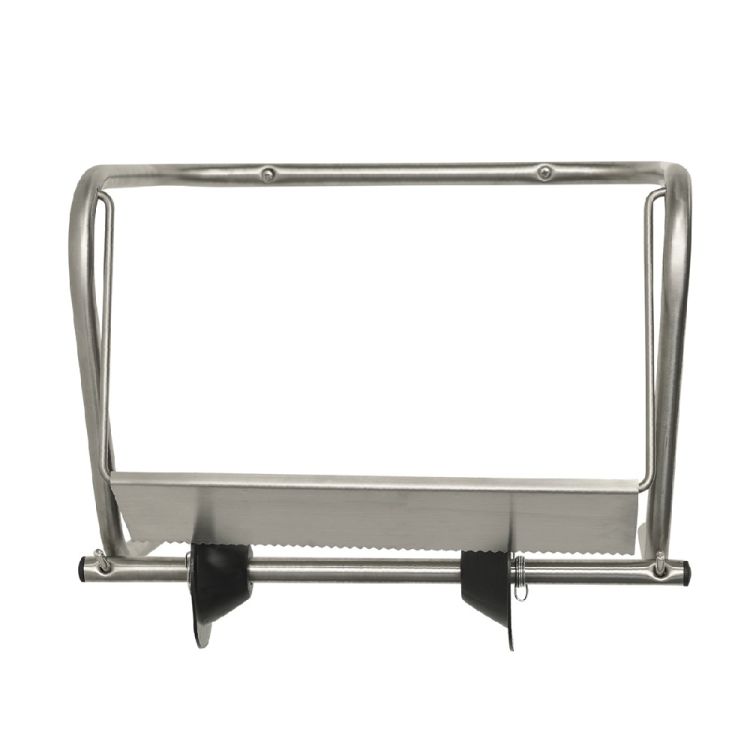 Supporto a parete per rotoli di carta da pulizia, acciaio inossidabile