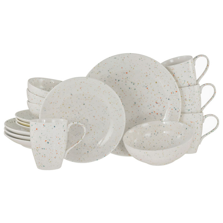 Confetti Weiss -  Kombiservice 16-tlg