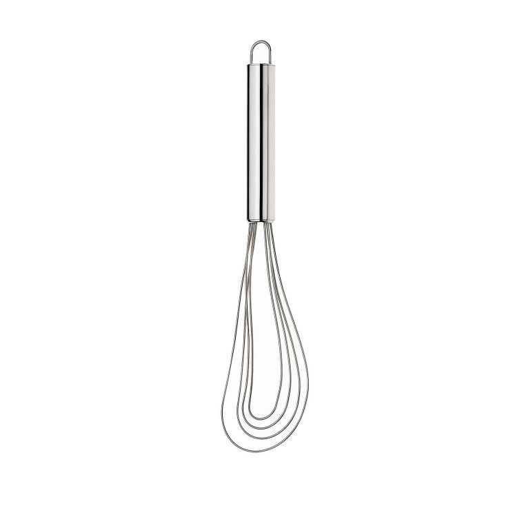 Schneebesen Rondo Edelstahl Flach