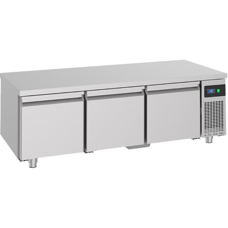 Unterbaukühltisch mit 3 Schubladen  -2 bis +8°C 1.600x700x600 mm