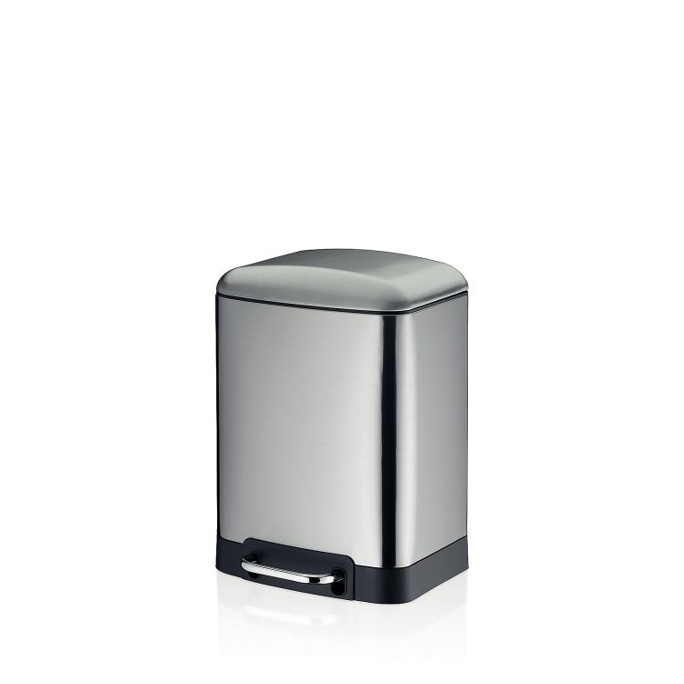 Kosmetikeimer Davino Edelstahl silber matt Sil. Close