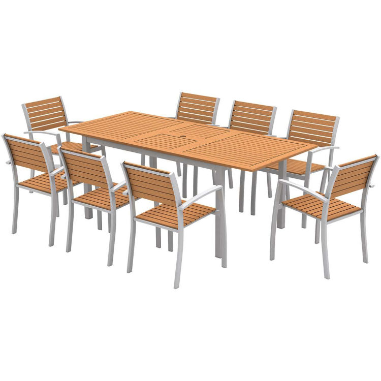 Gartenmöbel-Set 'Barcelona' 8 Stühle, 1 Tisch