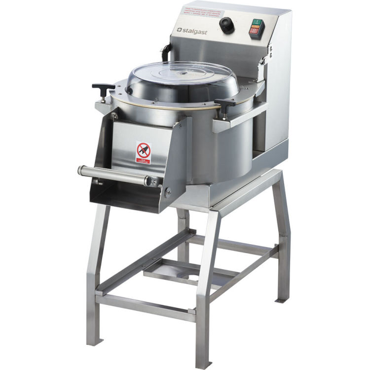 Éplucheuse de pommes de terre Stalgast en acier inoxydable, capacité jusqu'à 60 kg/h, 0,55 kW