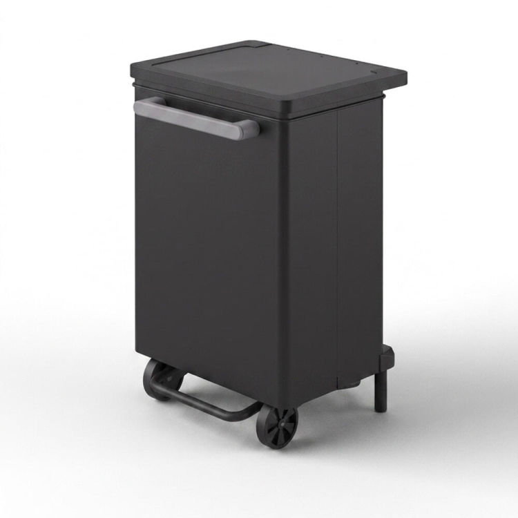 Stil Casa Recycling-Behälter mit pedalbetätigter Öffnung, hochfester Technopolymer-Boden