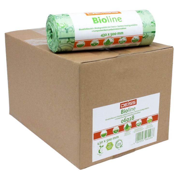 DEISS Biomüllbeutel, 06028, 100% Kompostierbar