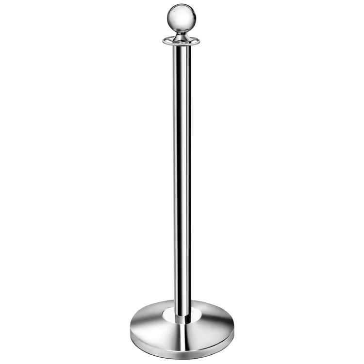 Poteau de guidage en inox