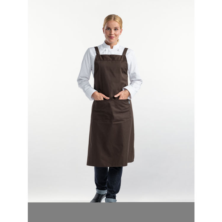 Latzschürze Brown W75100