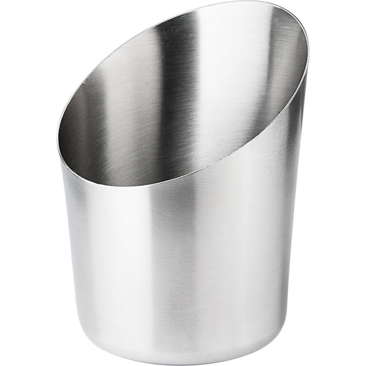 Tazza di servizio in acciaio inox Ø 88 mm, satinata