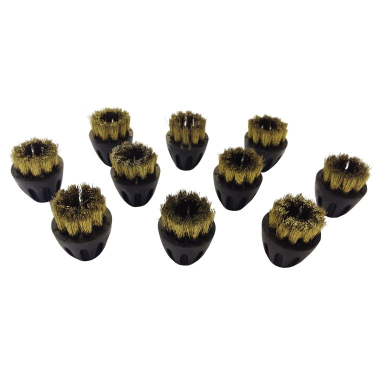 Bronzebürsten für den TASKI Steamer, Aufsteckbürsten mit Bronzeborsten, für die Dampflanze