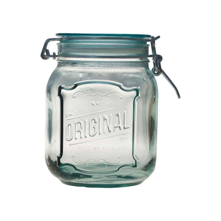 Vorratsglas 'Original' aus Recyclingglas, transparent, 0,8 l