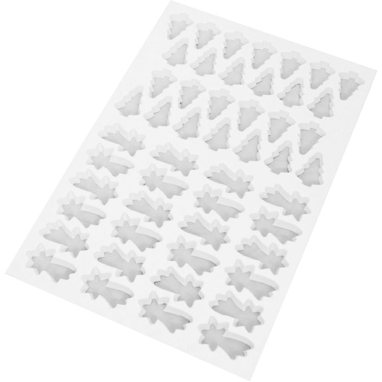 Tapis d'emporte-pièce sapin, comète