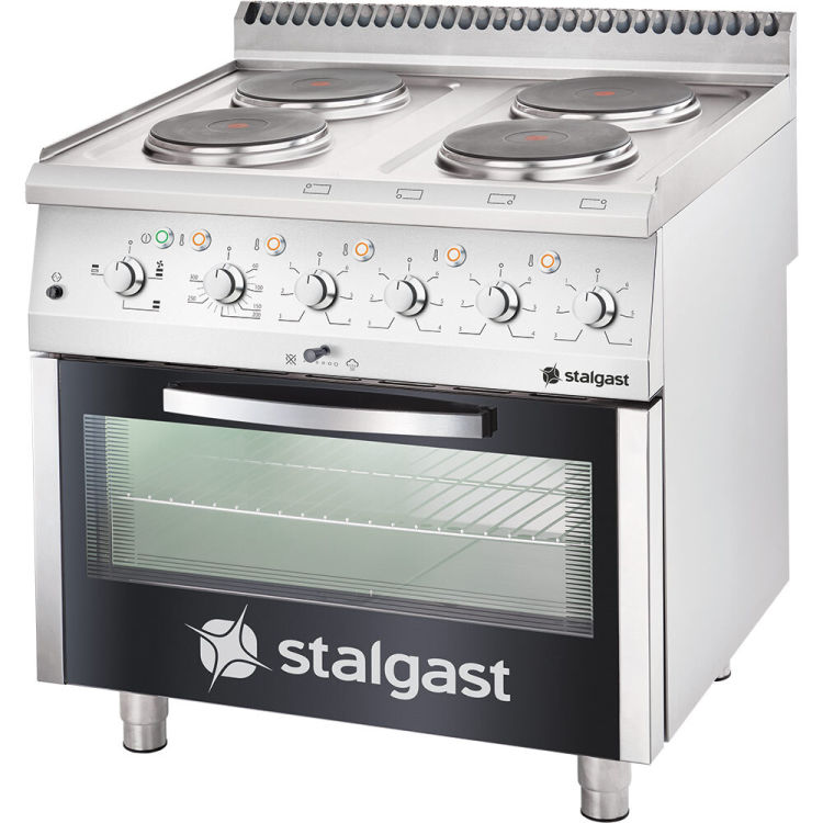 Elektro-Herd mit Backofen (GN 2/1) Serie 700 ND - 4-Platten (4x2,6)