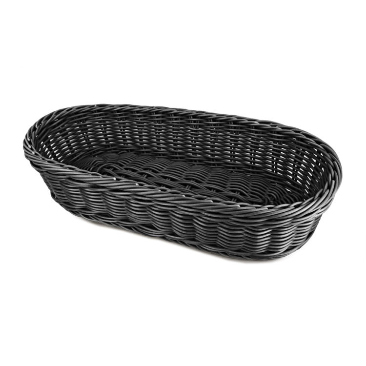 Stalgast Brotkorb länglich, schwarz, 380x165 mm (BxT)