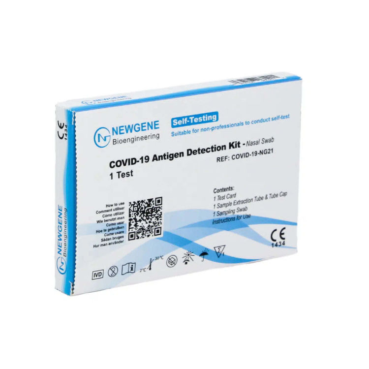 10 x NEWGENE nasaler Antigen Laienschnelltest (1er VPE) - Omikron-Variante - AT1210/21 CE1434