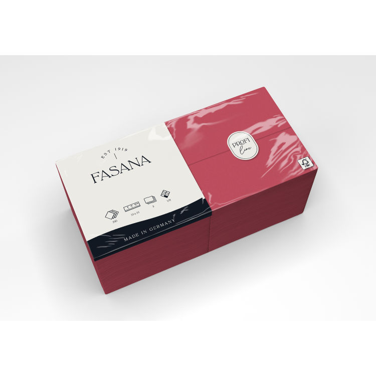 Zelltuchservietten, 3-lagig, 1/8 Falzung