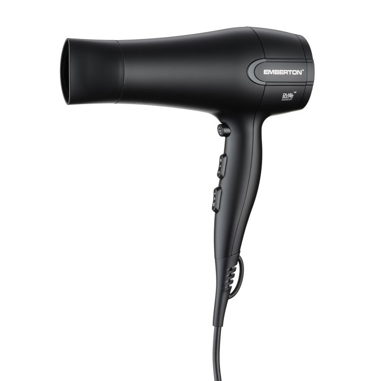 Thames Hotel Safety 1875-W-Haartrockner mit optionaler Wandmontage, Mattschwarz