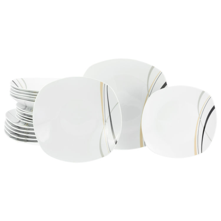 Square City Line - Tellerset 18-tlg