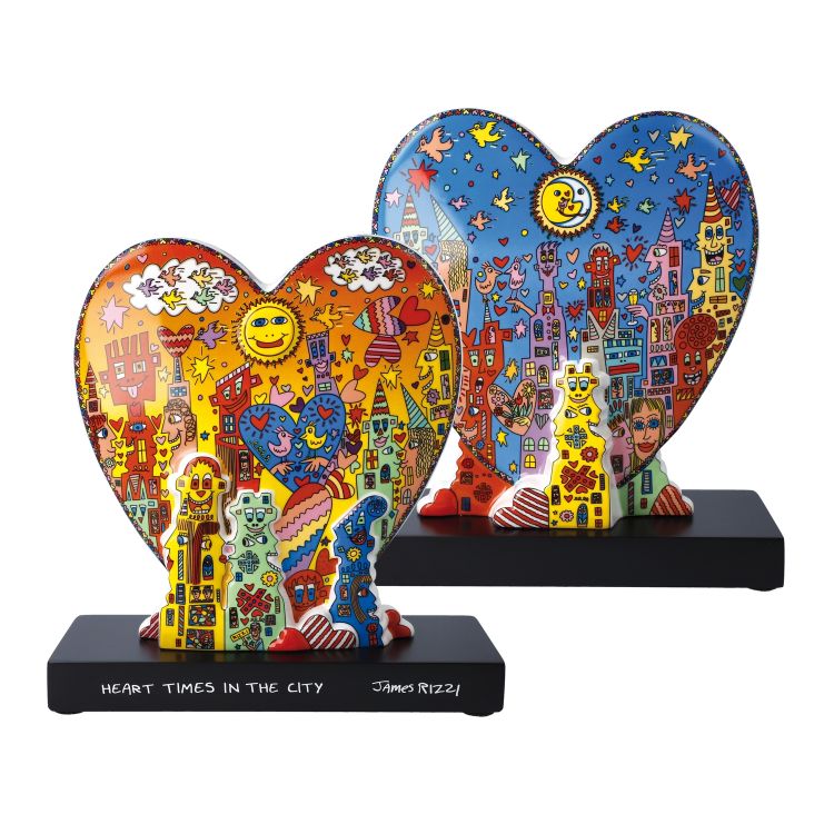 Figur James Rizzi Heart times in the City