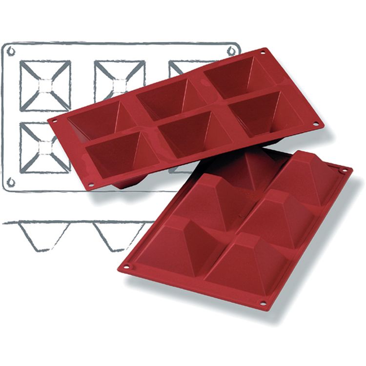 Moule à pâtisserie en silicone Pyramide