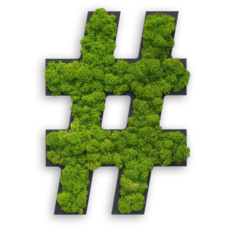 Piktogramm Sonderzeichen Hashtag