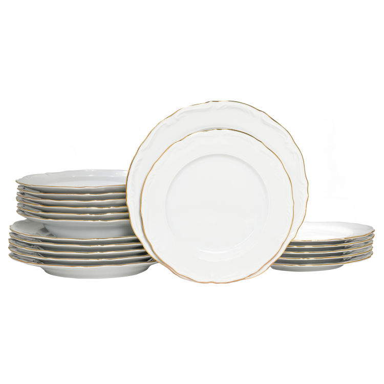 Maria Theresia - Tellerset 18-tlg