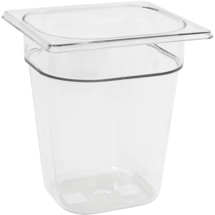 Bac GN 1/6 en polycarbonate