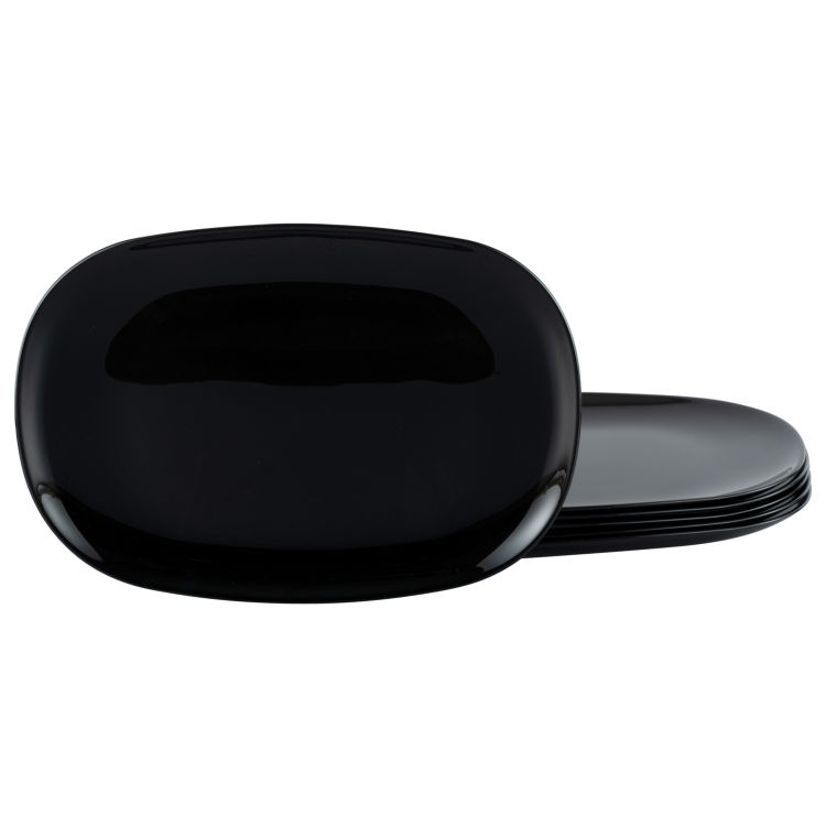 Italien Party black -  Burgerteller 34 cm 6-tlg