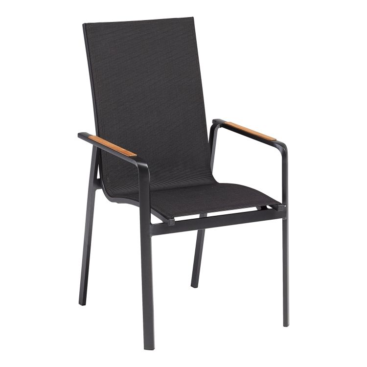 Stapelsessel DIAMOND mit hoher Rückenlehne