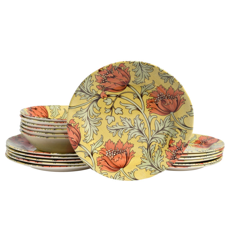 Florentina gelb WL - Tellerset 18-tlg