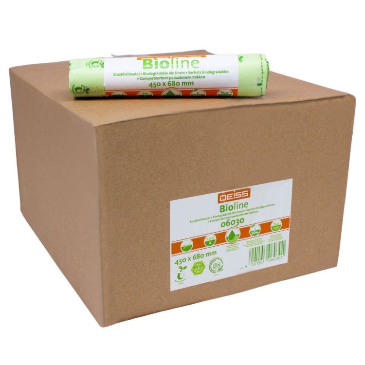 DEISS Biomüllbeutel, 06028, 100% Kompostierbar