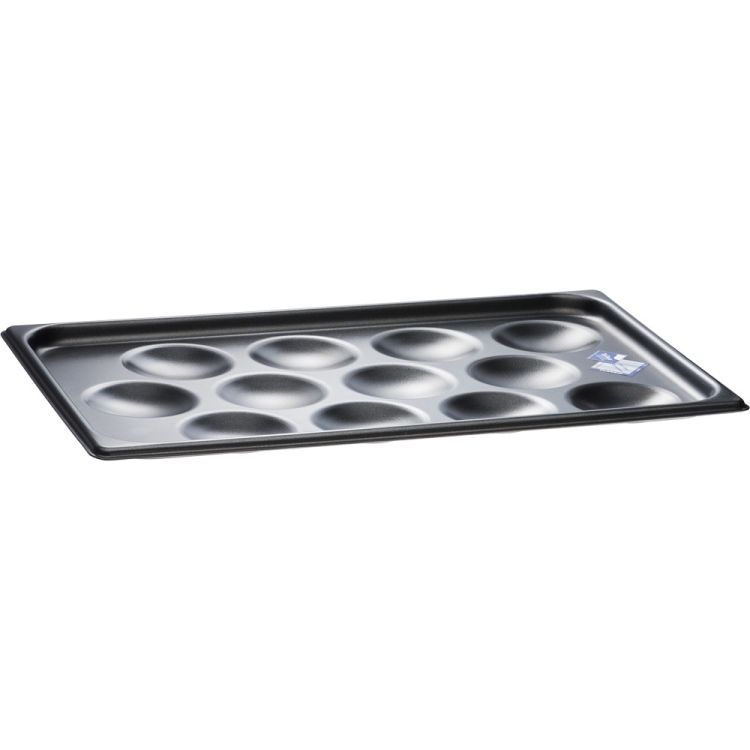 Plaque de cuisson antiadhésive avec 12 alvéoles