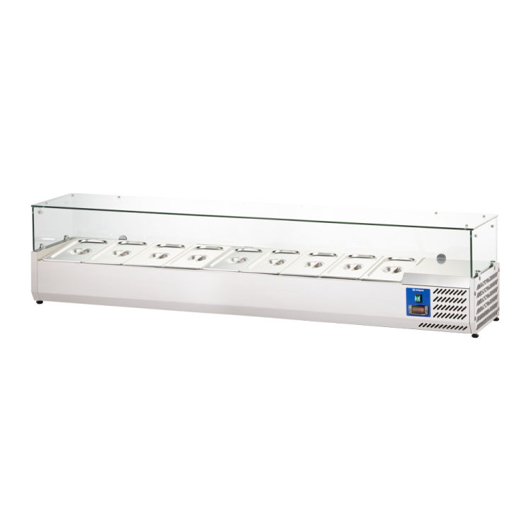 Vitrine réfrigérée pour 9 bacs GN 1/3