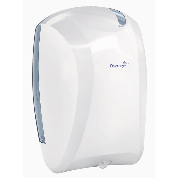 Handtuchrollenspender mit Innenabwicklung - Midi, Papierrollenhalter mit zentraler Entnahme und Innenabwicklung