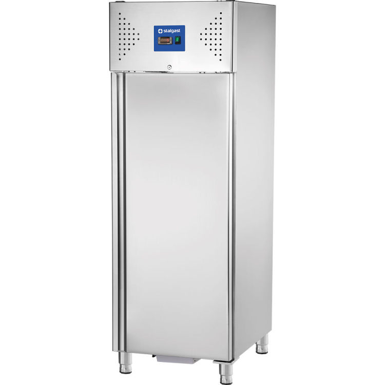 Réfrigérateur en acier inoxydable, GN 2/1, 680x810x2010 mm (LxPxH), 0,17 kW