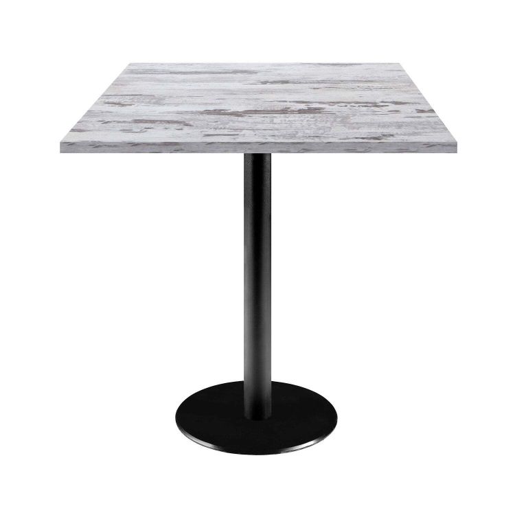Table Rome carrée - décor bois