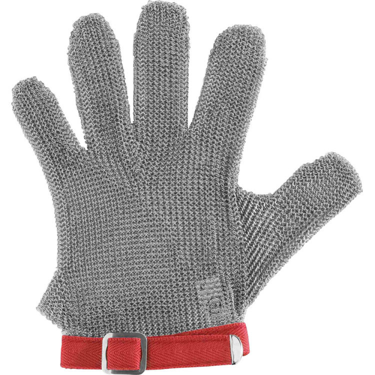 Gant de protection anti-coupures, identification rouge, taille M