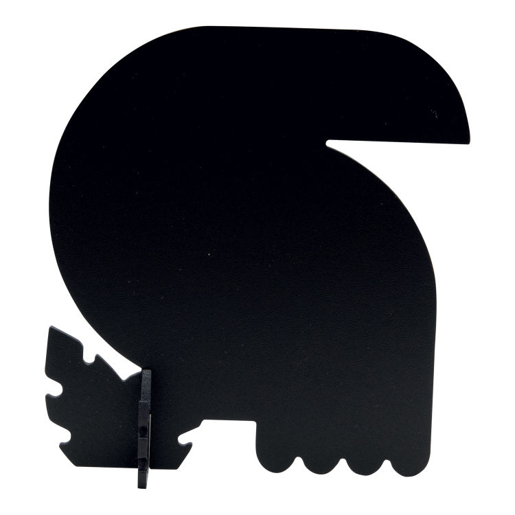3D Deko-Tafel - Tukan-Silhouette - Kreidemarker inklusive