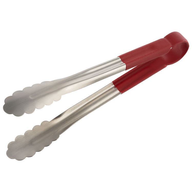 Universalzange Länge: Edelstahl, mattiert Griff blau, matt beschichtet Beschichtung aus PVC HACCP konforme Kennzeichnung