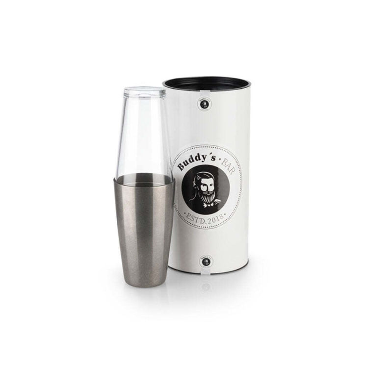 Boston Shaker, Edelstahl/Glas